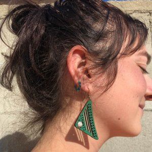 HANDMADE LEATHER EARRINGS